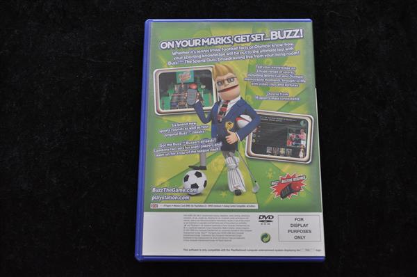 Grote foto buzz the sports quiz promo for display purposes only playstation 2 ps2 spelcomputers games playstation 2