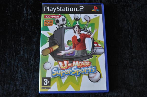 Grote foto u move super sports playstation 2 ps2 spelcomputers games playstation 2