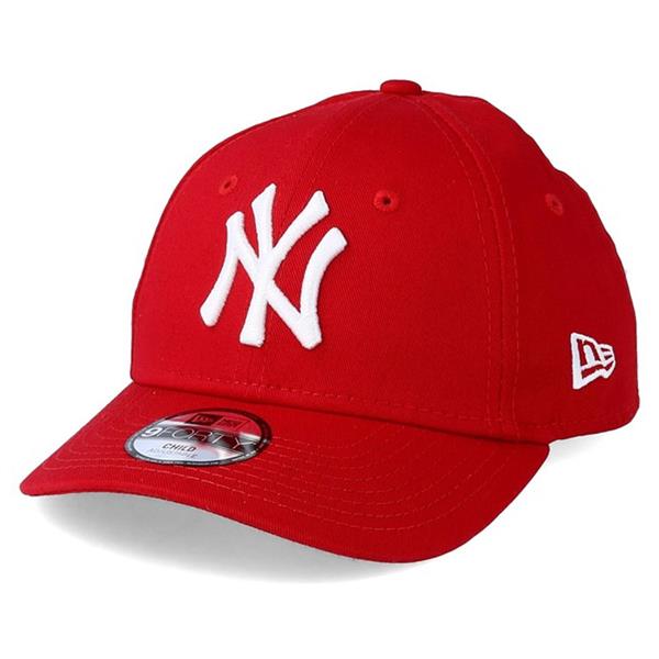 Grote foto new era new york yankees mlb 9forty youth cap rood kleding dames hoeden en petten