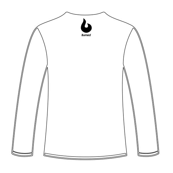Grote foto t.s.b.v. pendragon longsleeve logo zwart wit kleding heren sportkleding