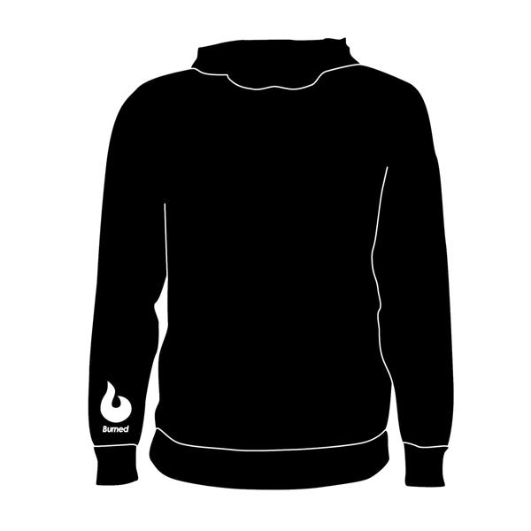 Grote foto b.c. agathos hoodie zwart tekst kleding heren sportkleding