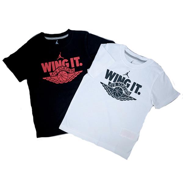 Grote foto air jordan wing it t shirt kids wit kledingmaat 110 116 kinderen en baby overige