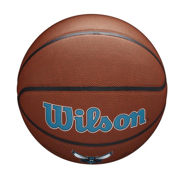 Grote foto wilson nba charlotte hornets composite indoor outdoor basketbal 7 sport en fitness basketbal