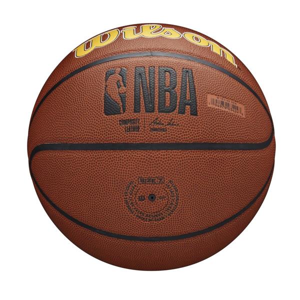 Grote foto wilson nba denver nuggets composite indoor outdoor basketbal 7 sport en fitness basketbal