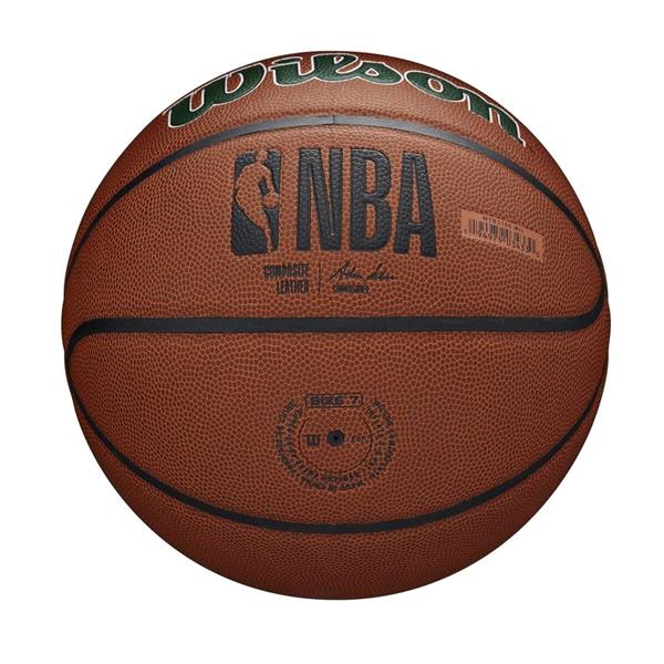 Grote foto wilson nba milwaukee bucks composite indoor outdoor basketbal 7 sport en fitness basketbal