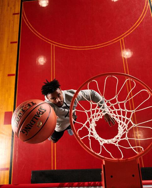 Grote foto spalding tf 1000 legacy indoor basketball basketbal maat 6 sport en fitness basketbal