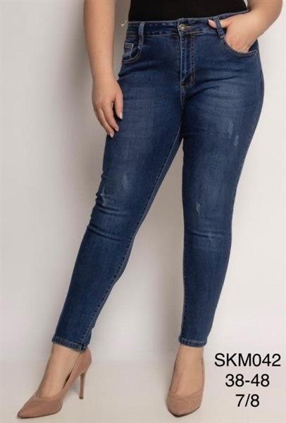 Grote foto high waist skinny jeans gs m042 kleding dames broeken en pantalons