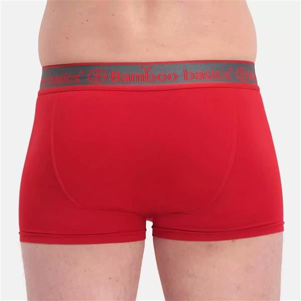 Grote foto trunk boxershorts liam 3 pack rood zwart okergeel 002 kleding heren ondergoed