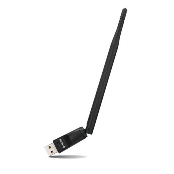 Grote foto amiko wln 870 usb wireless n dongle met antenne telecommunicatie zenders en ontvangers