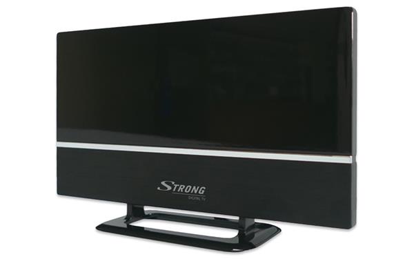 Grote foto strong srt 30 dvb t2 binnen antenne met voeding en kabel telecommunicatie satellietontvangers