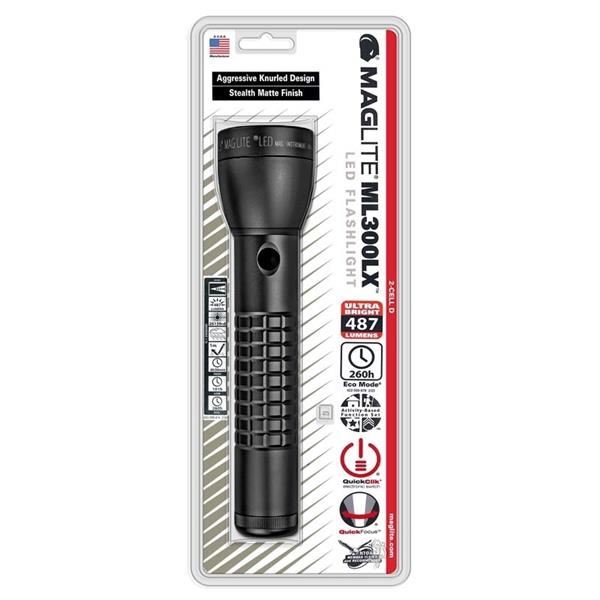 Grote foto maglite 2xd cell ml300lx s2cc6 led staaf zaklamp zwart excl. batterijen 487 lumen huis en inrichting overige