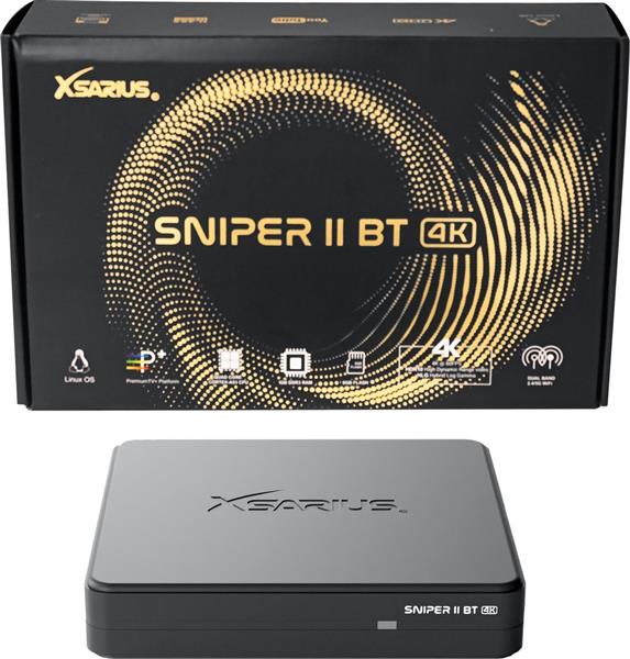 Grote foto xsarius sniper 2 bluetooth 4k uhd linux ott mediastreamer telecommunicatie zenders en ontvangers