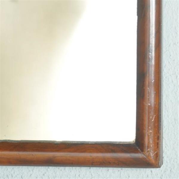 Grote foto antieke spiegels kleine mahonie soester spiegel ca. 1820 met afneembaar kroontje no.521403 antiek en kunst spiegels