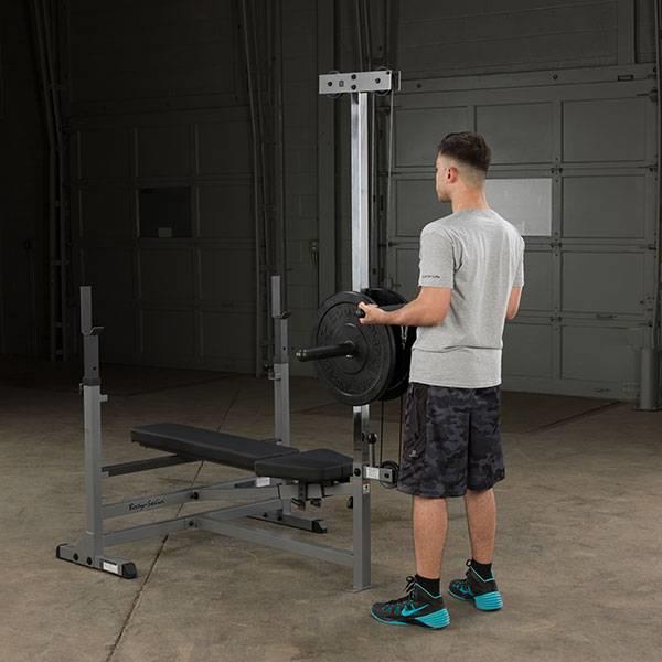 Grote foto body solid optie lat row glra81 voor gdib46l en gfid71 sport en fitness fitness