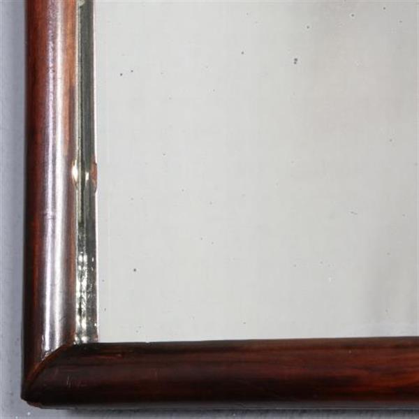Grote foto antieke spiegels kleine soester spiegel in notenhout met bijpassend kroontje ca. 1800 no.520605 antiek en kunst spiegels