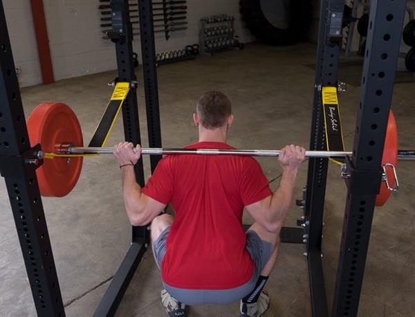 Grote foto proclubline power rack strap safeties ksprss sport en fitness fitness