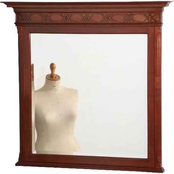 Grote foto antieke spiegel mahonie schouwspiegel facet geslepen ca. 1900 hollands no.781969 antiek en kunst spiegels