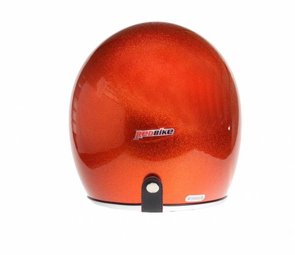 Grote foto redbike rb 765 retro jethelm metal flake orange motoren kleding