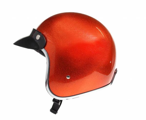 Grote foto redbike rb 765 retro jethelm metal flake orange motoren kleding