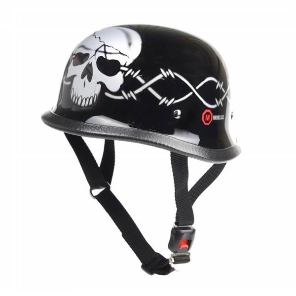 Grote foto redbike rk 304 duitse helm doodskop motoren kleding