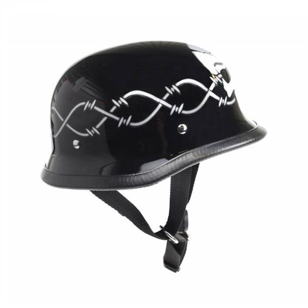 Grote foto redbike rk 304 duitse helm doodskop motoren kleding