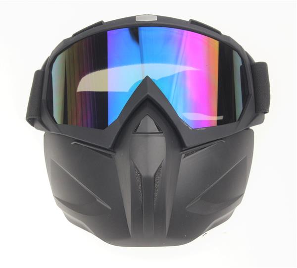 Grote foto dark mask helm masker multi kleur outlet motoren kleding