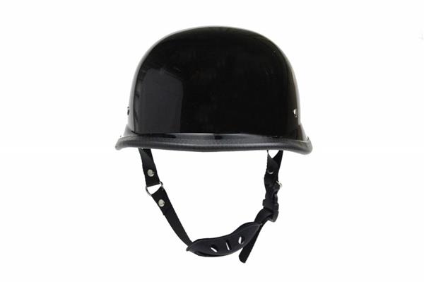 Grote foto duitse helm glans zwart outlet motoren kleding