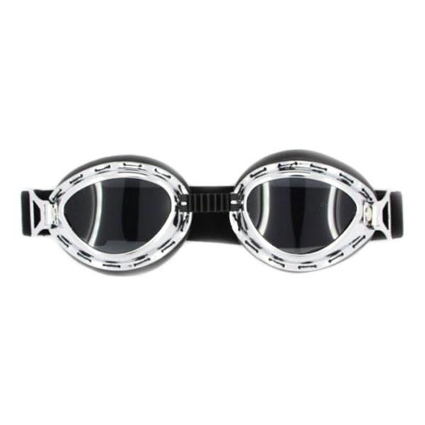 Grote foto crg chrome steampunk motorbril glaskleur helder motoren kleding