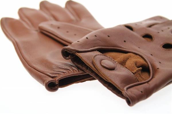 Grote foto swift driver leren handschoenen nappa bruin motoren kleding