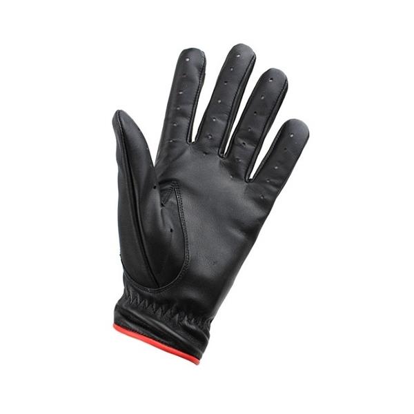 Grote foto swift premium racing leren handschoenen zwart rood motoren kleding