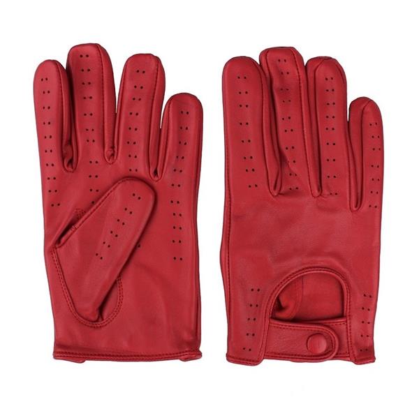 Grote foto swift retro racing leren handschoenen rood motoren kleding