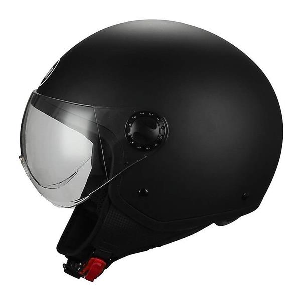 Grote foto bhr 801 vespa helm mat zwart motoren kleding