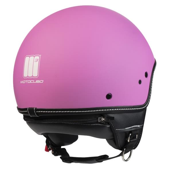 Grote foto motocubo beetle jethelm met vizier mat pink motoren kleding