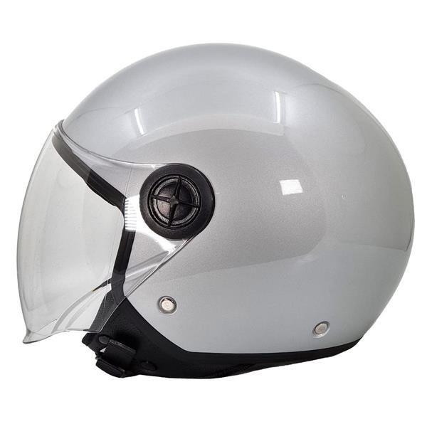 Grote foto bhr 832 minimal vespa helm zilver motoren kleding