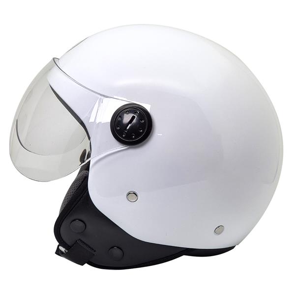 Grote foto bhr 800 easy vespa helm wit motoren kleding