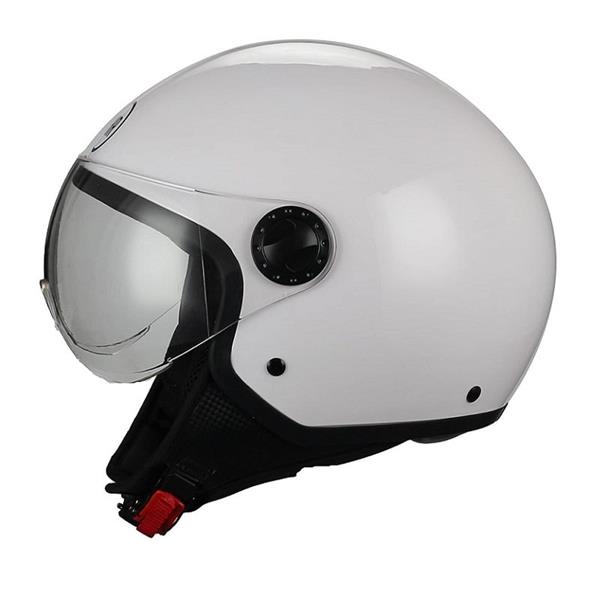 Grote foto bhr 801 vespa helm wit motoren kleding