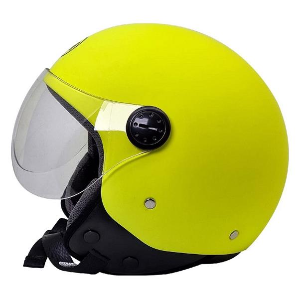 Grote foto bhr 800 easy vespa helm mat geel motoren kleding