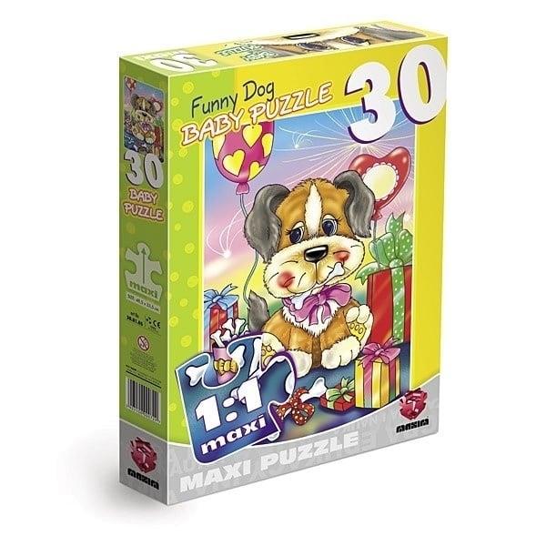 Grote foto funny dog 30 stukjes maxi kinderen en baby puzzels