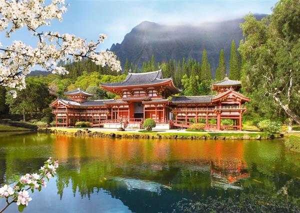 Grote foto replica of the old byodoin temple castorland c 101726 2 kinderen en baby puzzels