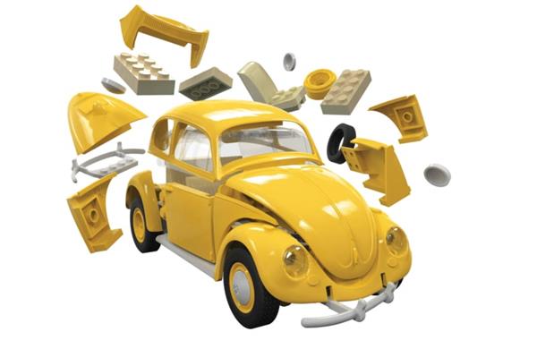 Grote foto airfix volkswagen beetle volkswagen kever kinderen en baby duplo en lego