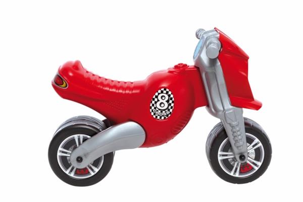 Grote foto loopmotor loopfiets racemotor rood kinderen en baby los speelgoed