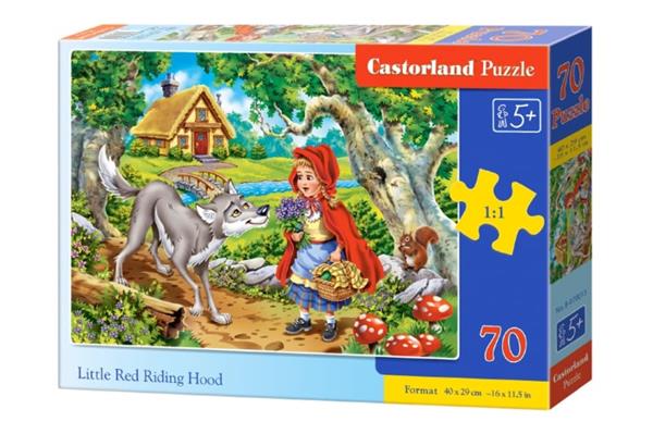 Grote foto roodkapje castorland b 070015 kinderen en baby puzzels