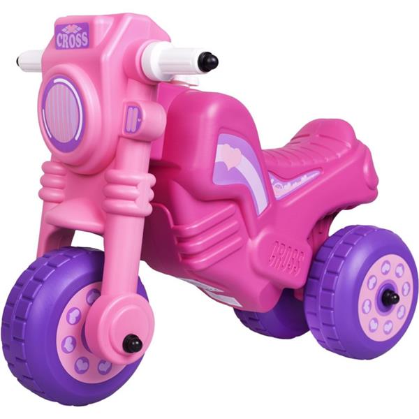 Grote foto loopmotor loopfiets crossmotor paars kinderen en baby los speelgoed