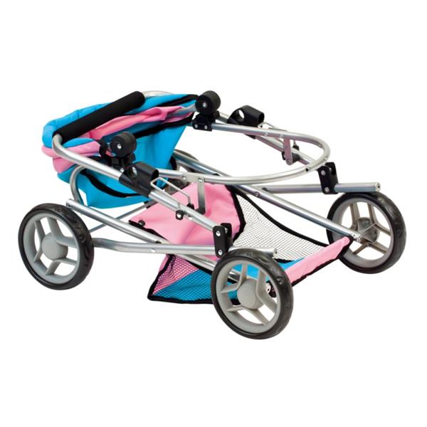 Grote foto poppenwagen wandelwagen diana bino 82917 kinderen en baby poppen