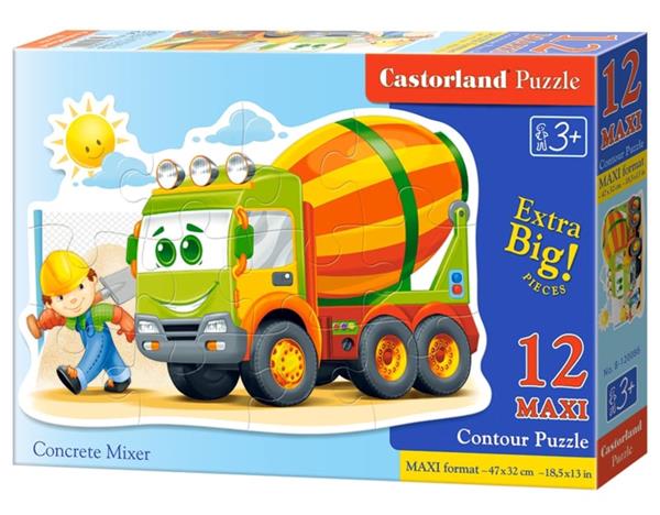 Grote foto betonmixer castorland b 120086 kinderen en baby puzzels