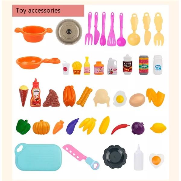 Grote foto keuken met 43 delige accessoire set groen kinderen en baby overige