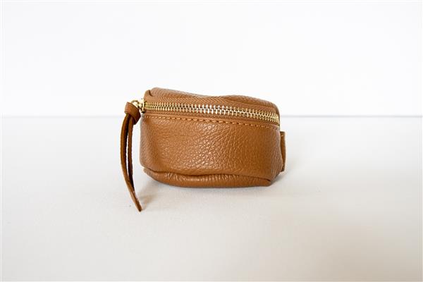 Grote foto piccolina italiaans leren armband tas cognac kleding dames sieraden