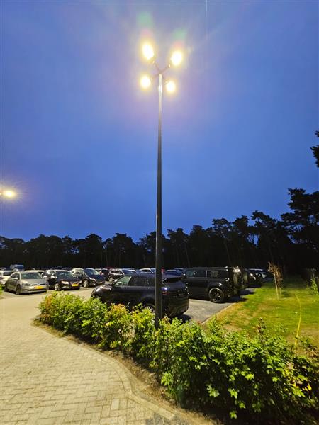 Grote foto lampenrek wielkroon 4 voudig buis 60mm t.b.v. montage schijnwerpers op een lichtmast. zakelijke goederen overige zakelijke goederen