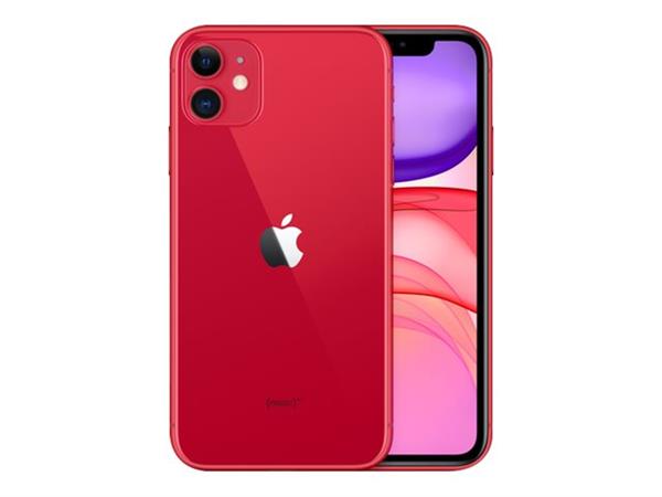 Grote foto apple iphone 11 6 core 2 65ghz 128gb rood 6.1 1792x828 garantie telecommunicatie apple iphone