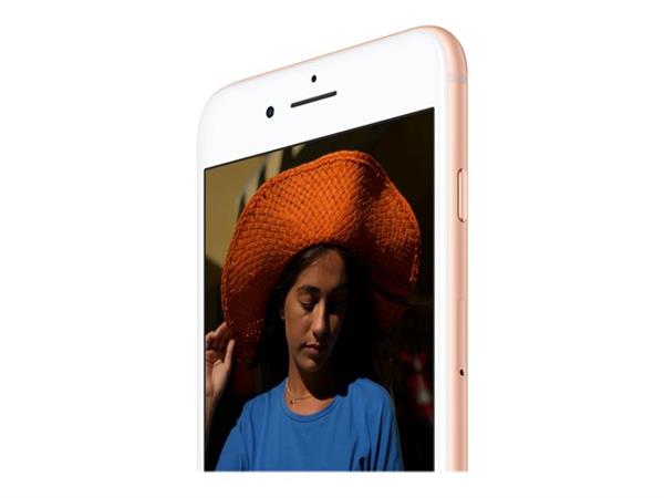 Grote foto apple iphone 8 plus 256gb 6 core 2 74ghz 5.5 inch ios 16 1920x1080 goud garantie telecommunicatie apple iphone